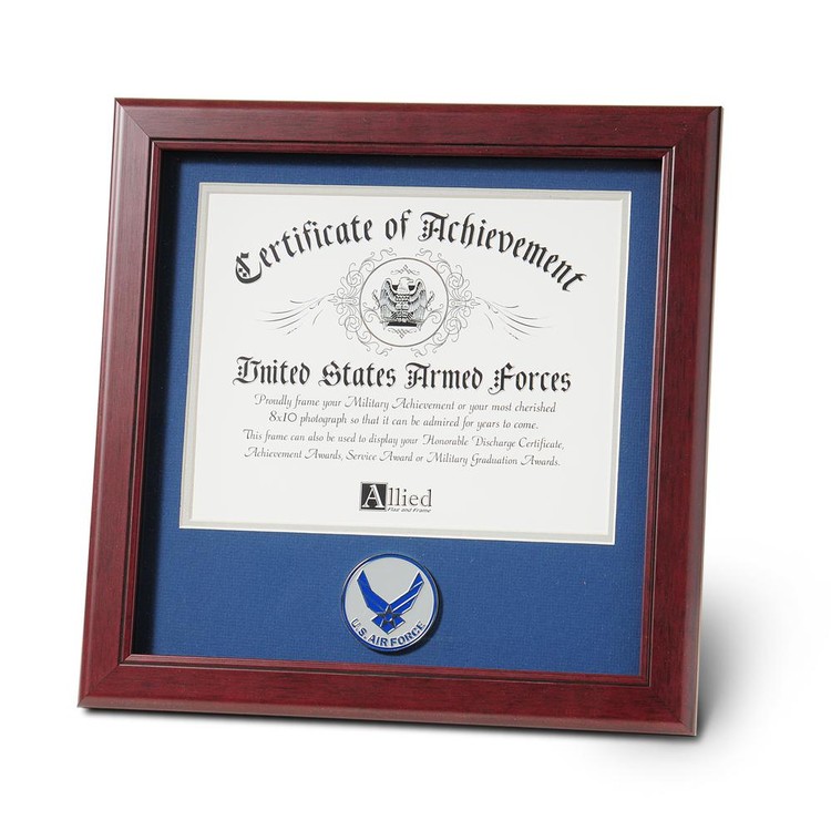 Aim High Air Force Medallion 8-Inch by 10-Inch Certificate Frame 2