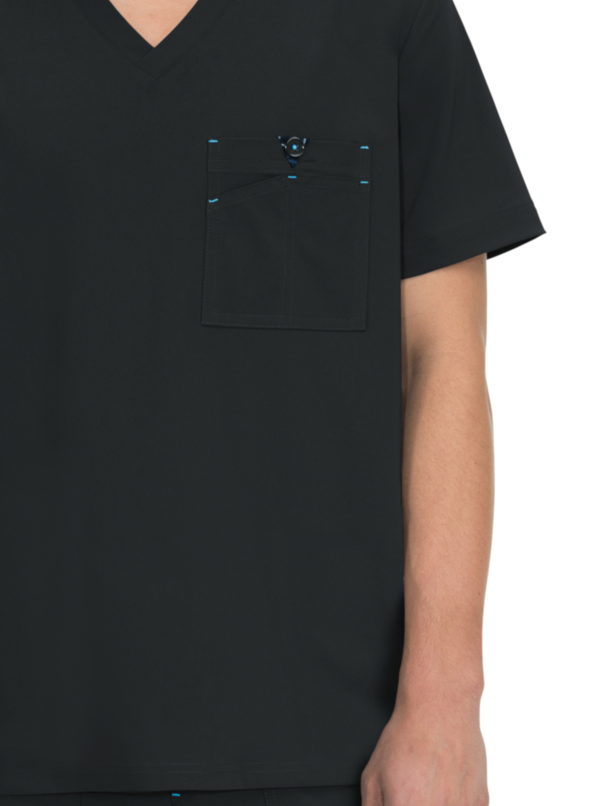koi - Basics - Men's One-Pocket V-Neck Tuck-In Bryan Top 14