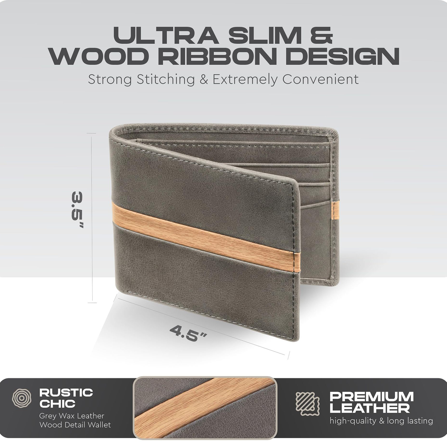 RFID Blocking Genuine Leather Wallet For Men 3