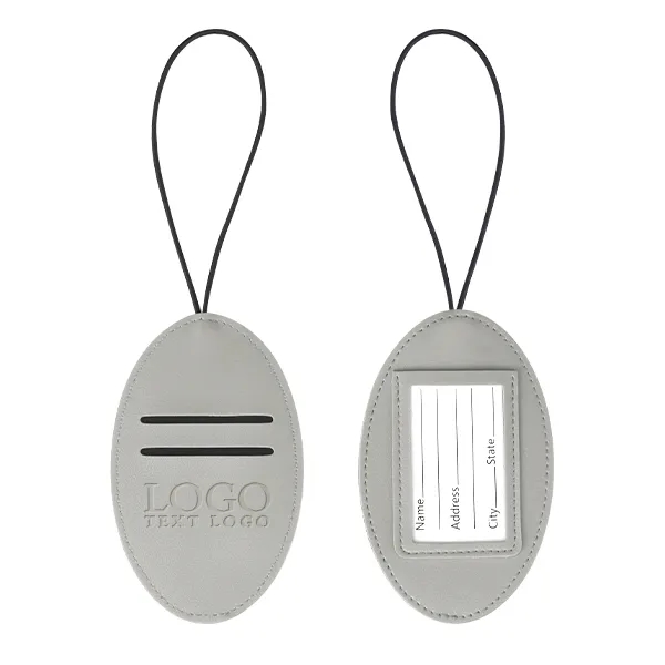 Vegan Leather Luggage Tags 5