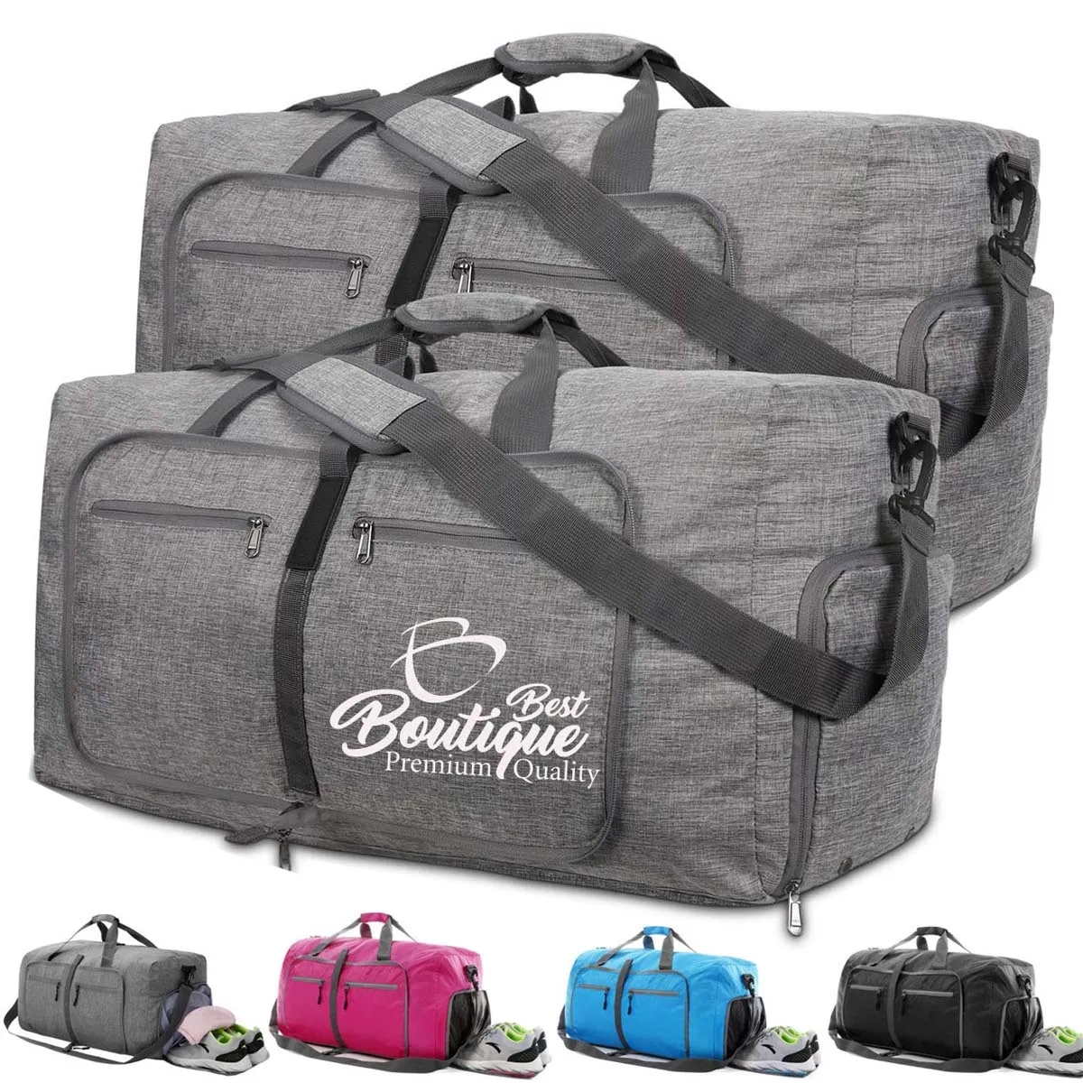 65L Multipurpose Durable Light Packable Travel Duffle Bag 3