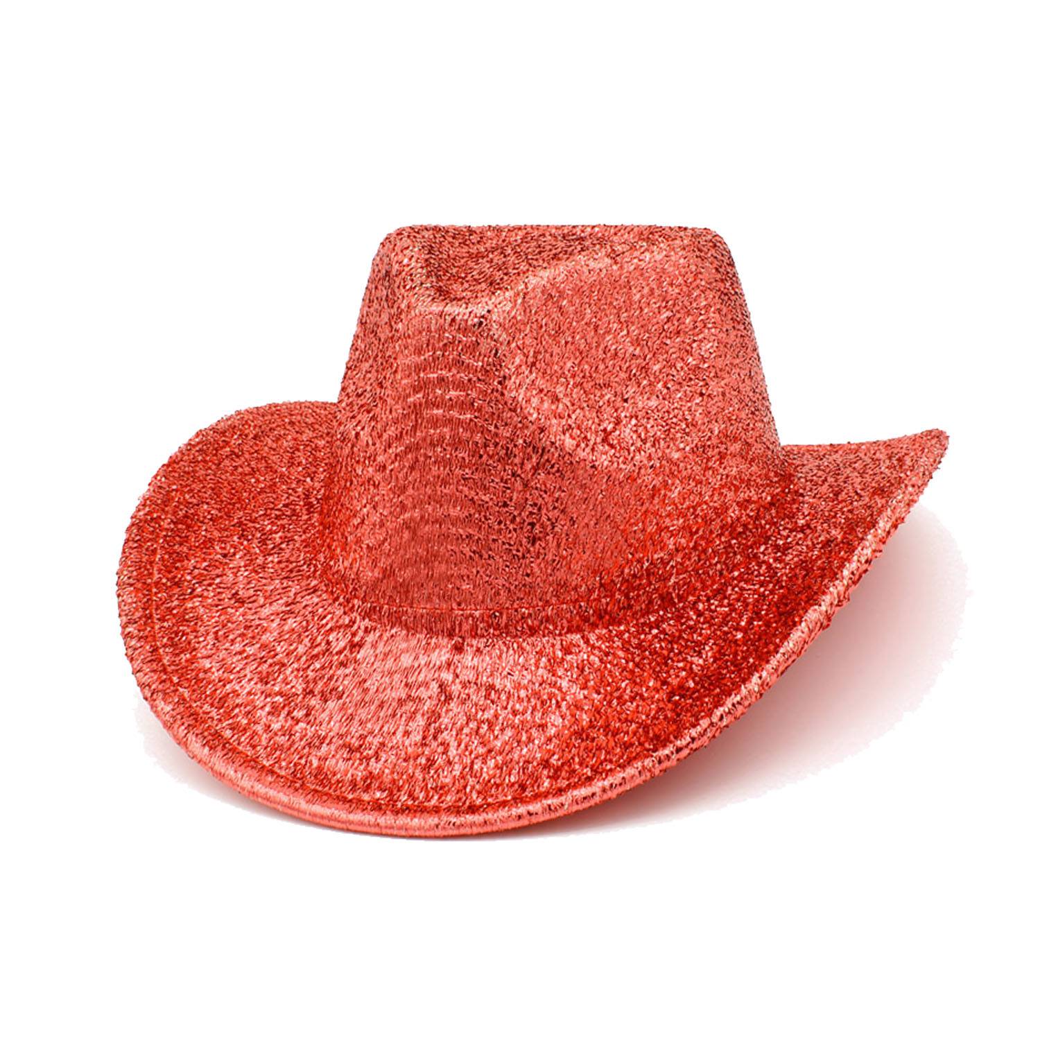 Lightweight Holographic Cotton Party Cowboy Hat 10