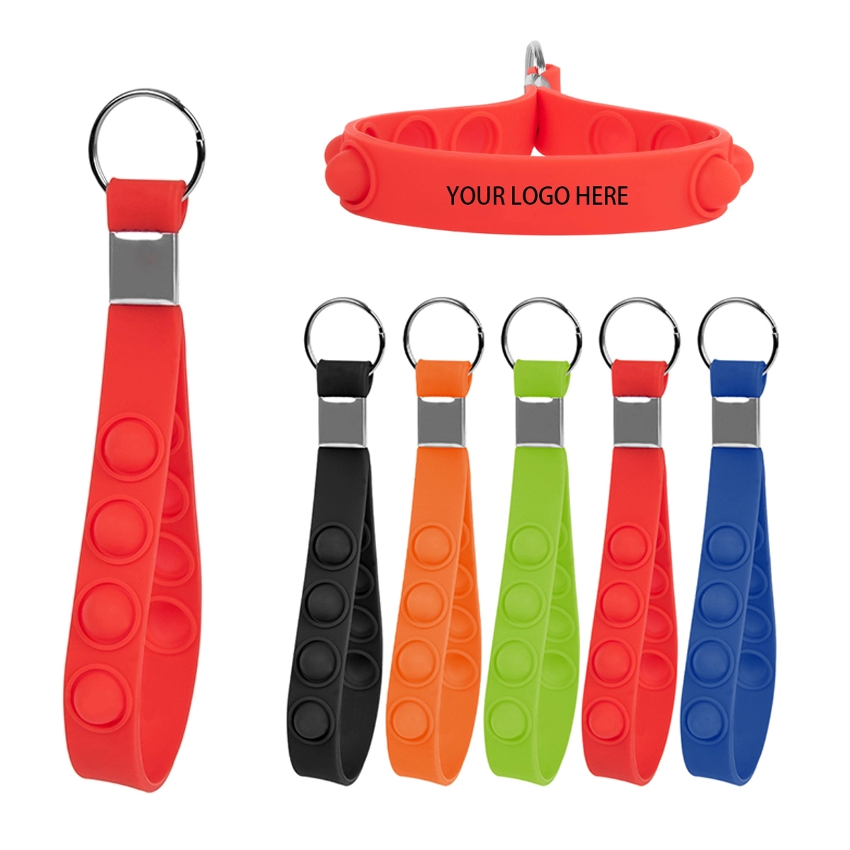 Push Pop Stress Reliever Keychain 1