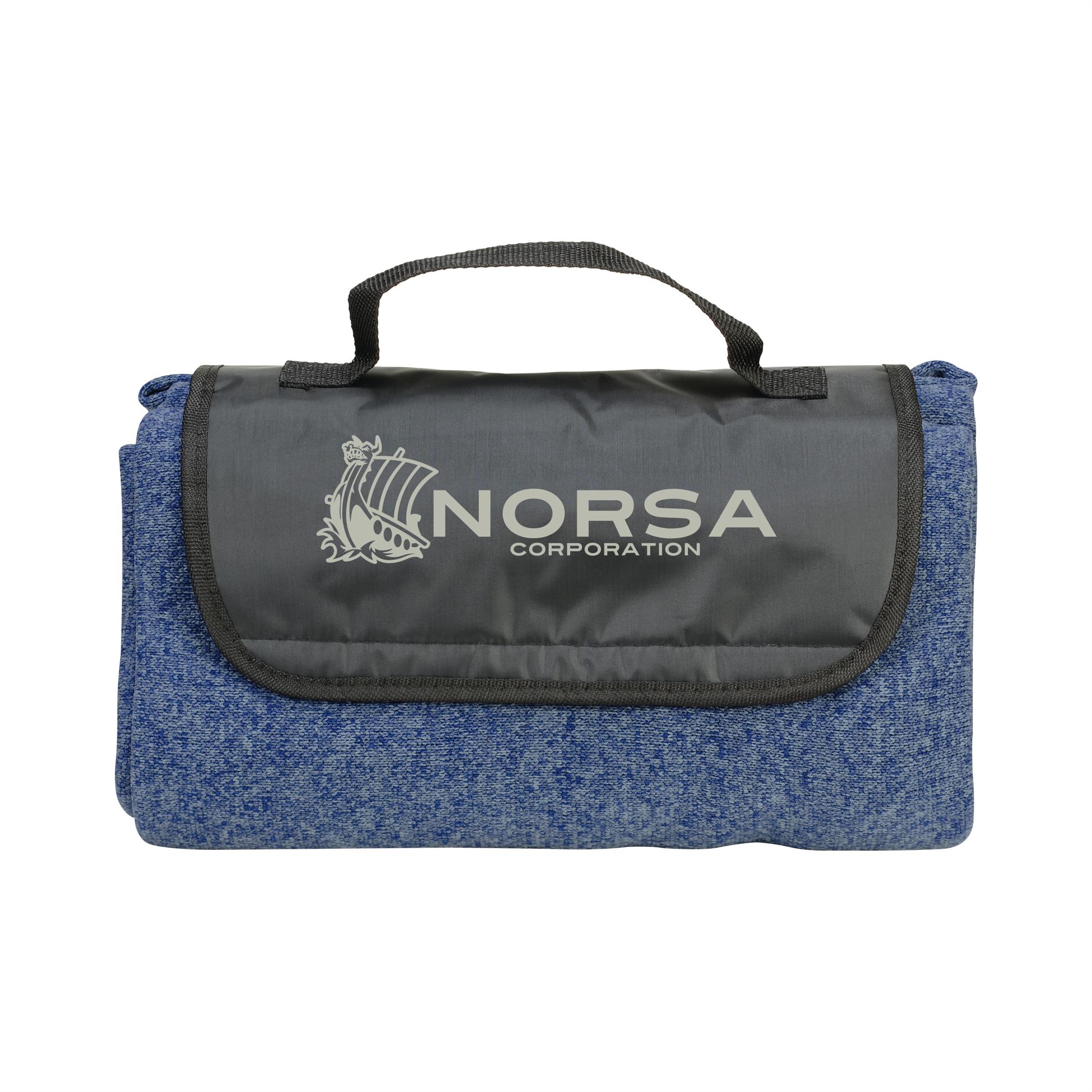 Heathered Fold Up Blanket