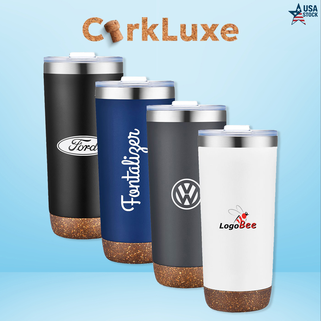 Corkluxe 22oz Vacuum-Sealed Tumbler with Cork Base 6