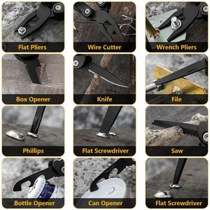 Versatile Stainless Steel Multi Tool Kit With Pliers 6