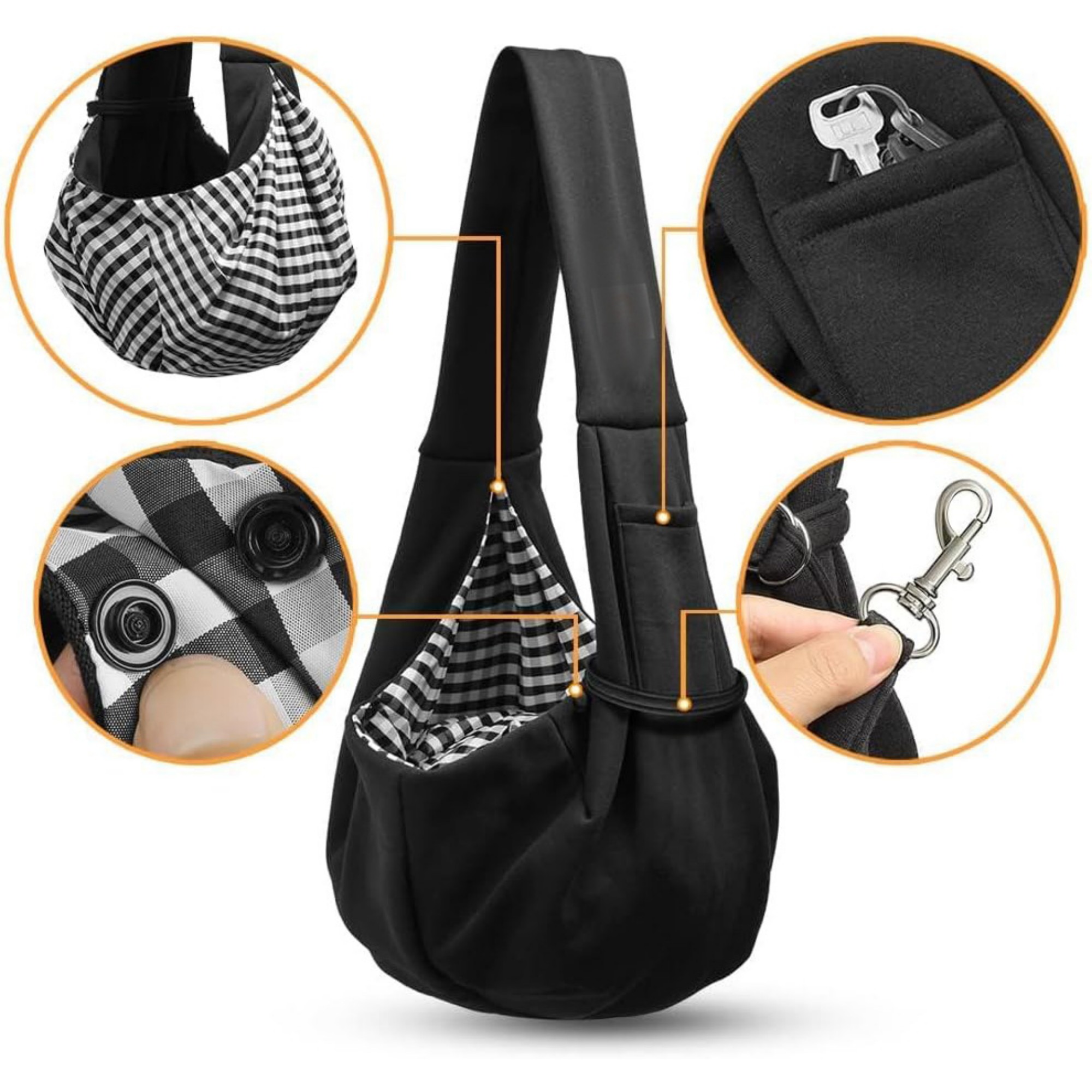 Small Dog Sling Carrier 3