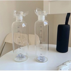Eco Friendly 17Oz Glass Water Bottle With Timeline 6