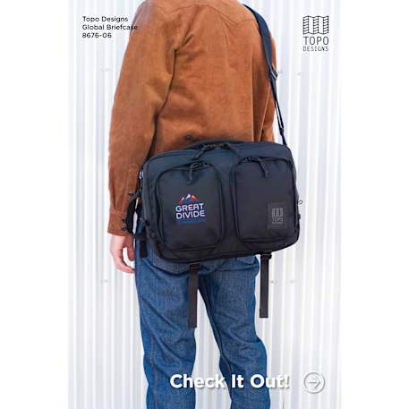 Topo Recycled Global Briefcase 55