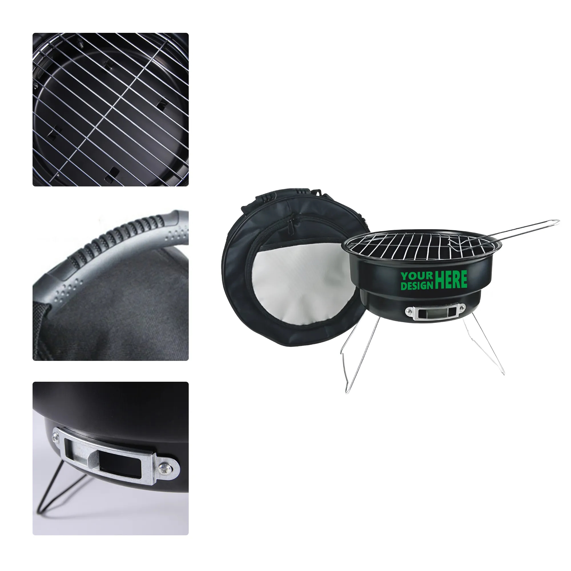 MOQ50 Mini Outdoor Folding Portable BBQ Grill 4