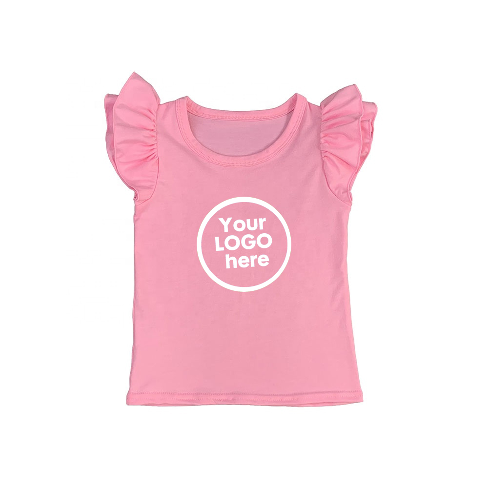 Kids Girl Ruffle Sleeve Shirts 4
