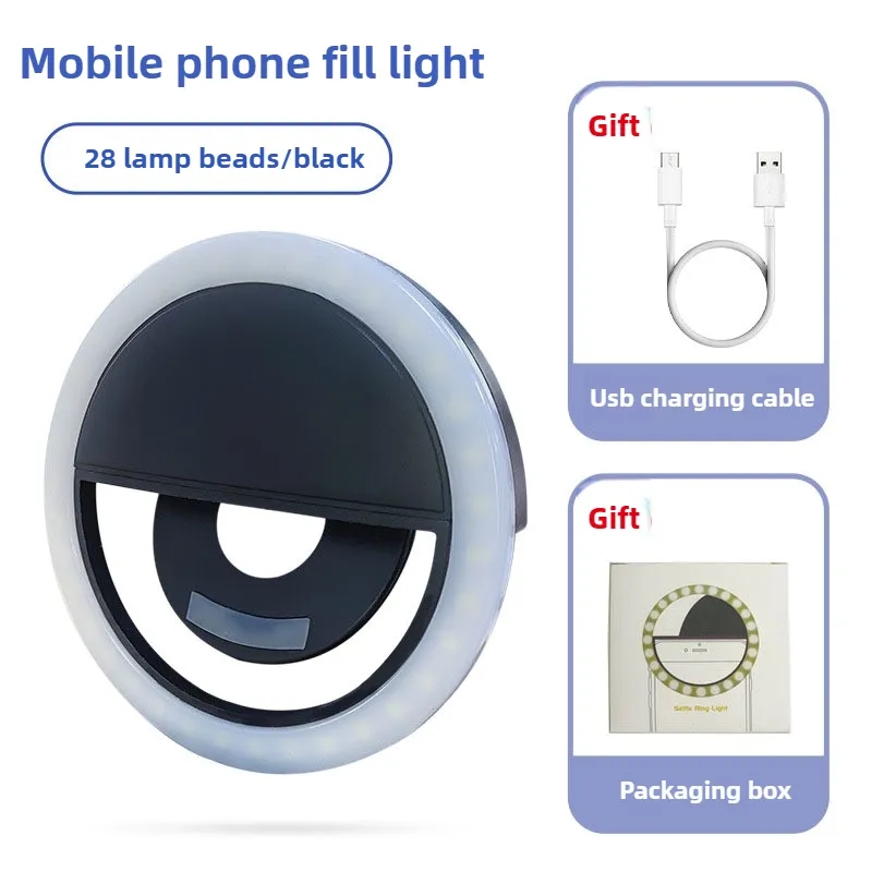 Clip On LED Selfie Ring Light 2