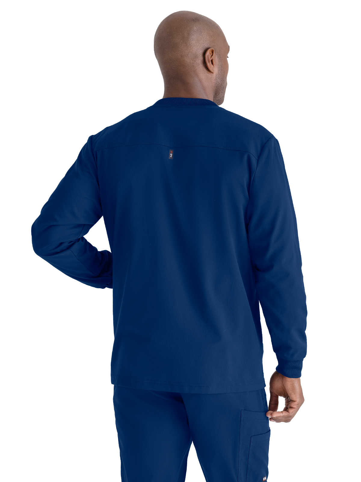 Grey's Anatomy Spandex Stretch - Men's Five-Pocket React Warm-Up Scrub Jacket 26