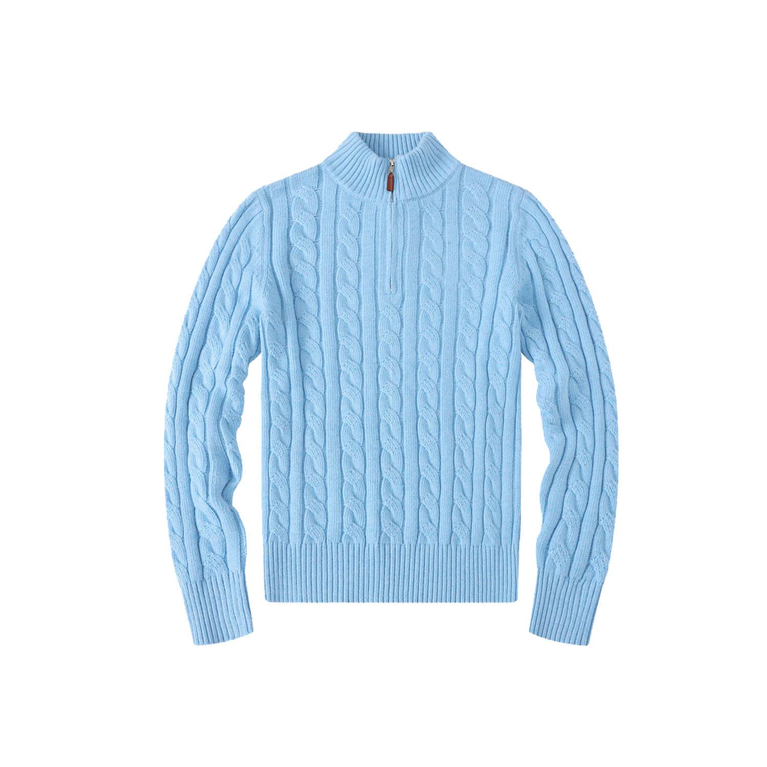 Cozy Winter Warm Long Sleeve Wool Sweater, custom hoodie or sweatshirt with logo imprint 6