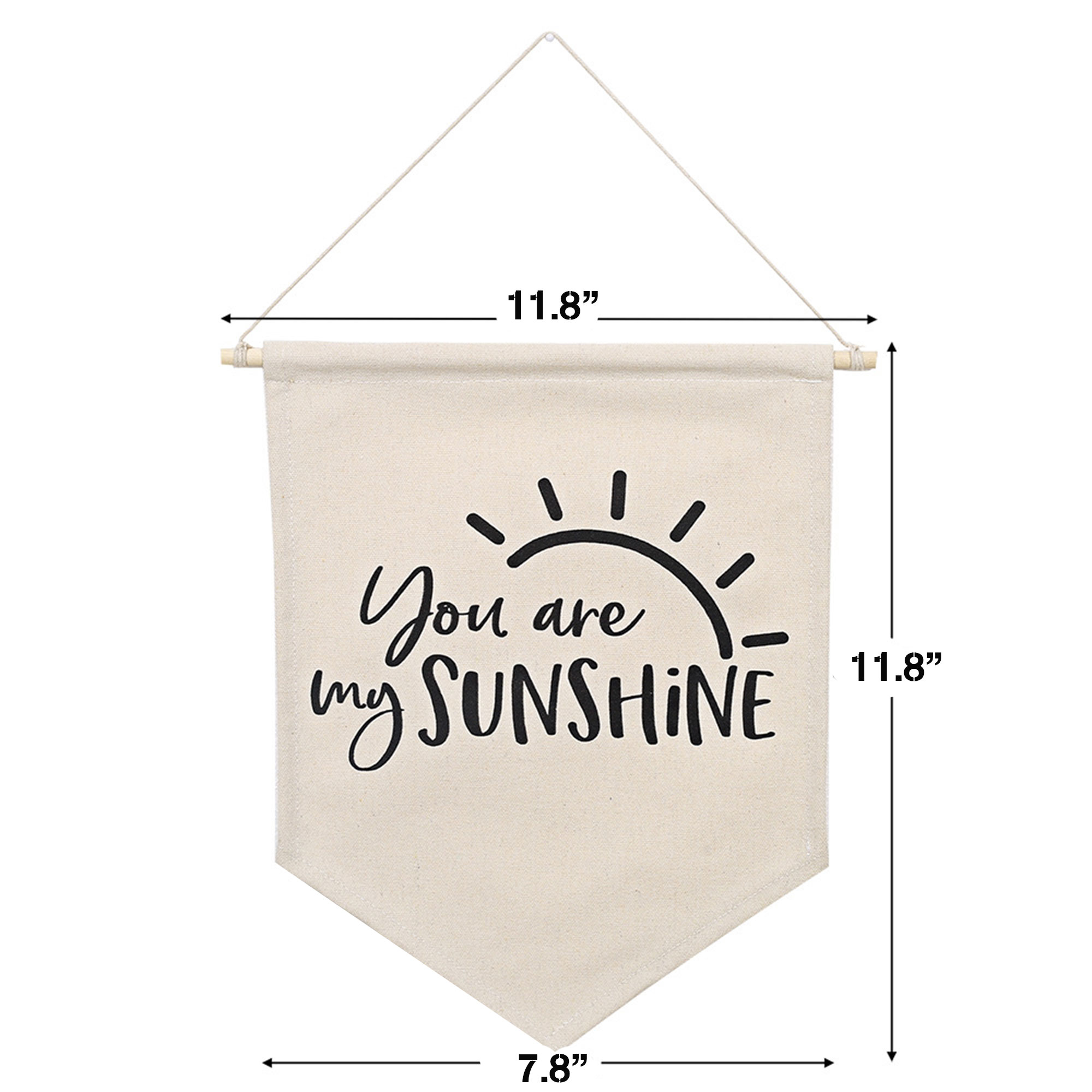 Ustom Full Color Relief Hanging Pennant 3