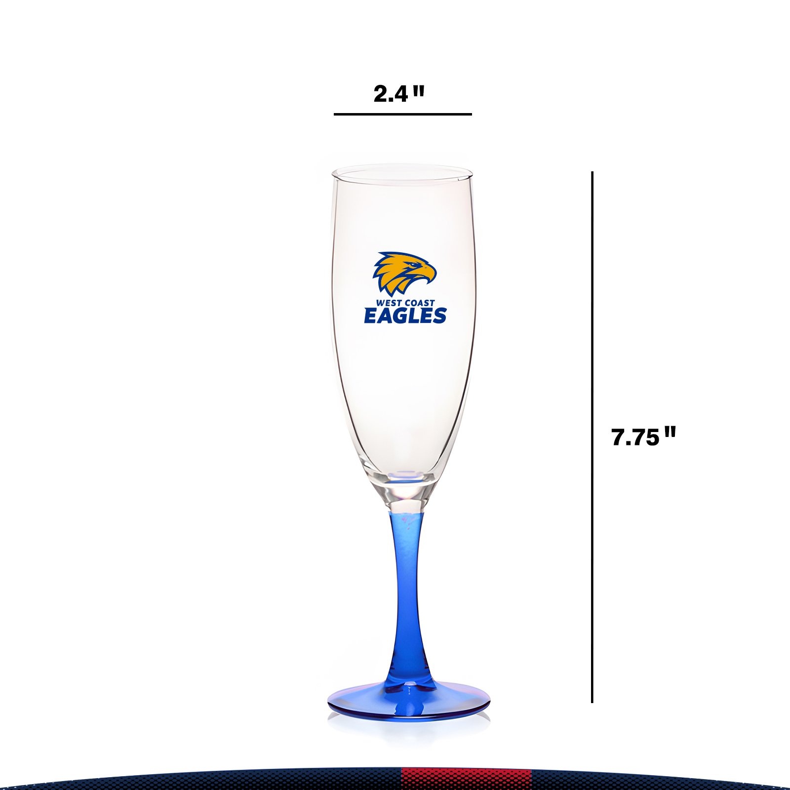 5.75 oz. Glass Champagne Flutes 2