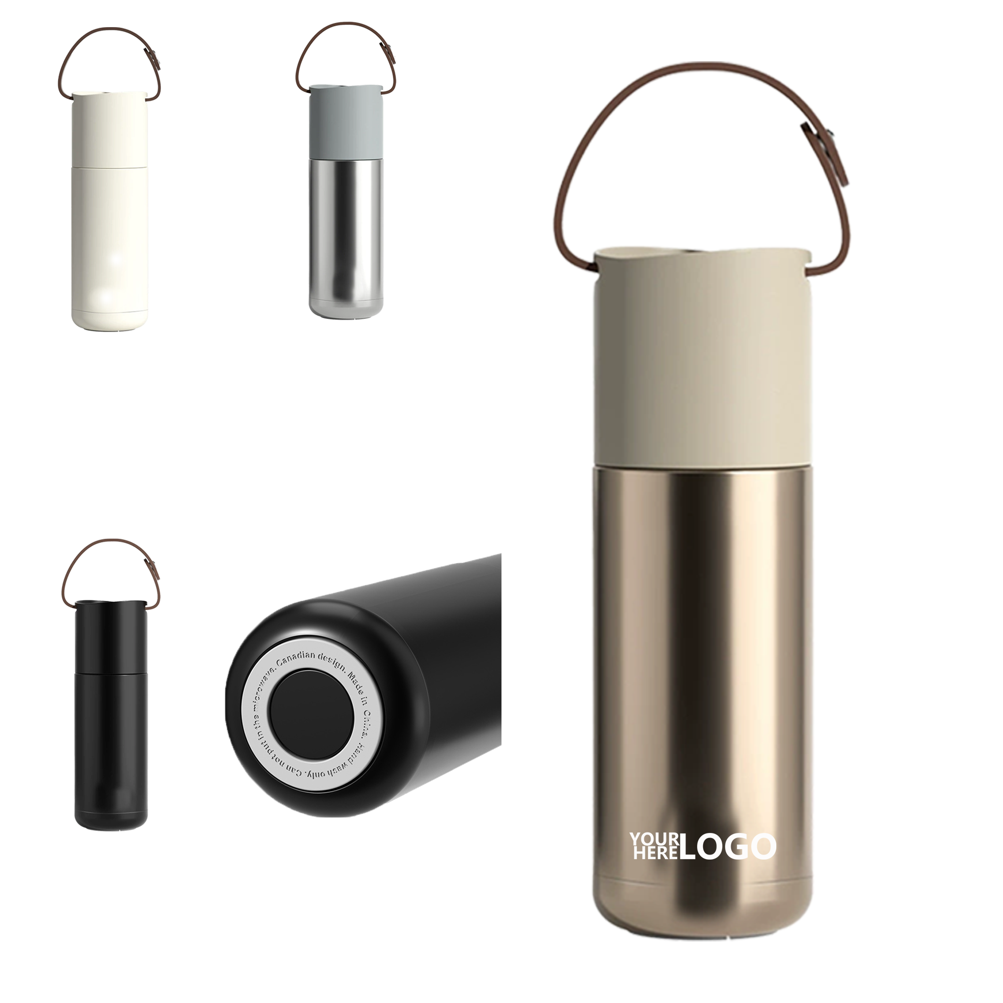 PP and 304 Stainless Steel Water Bottle 2