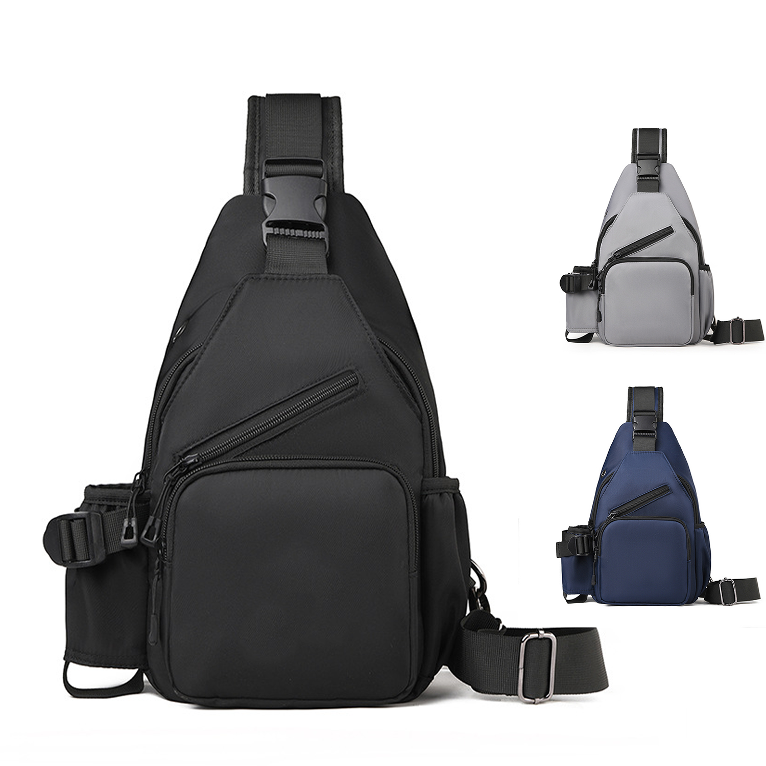 Mini Water Resistant Nylon Crossbody Bag 7
