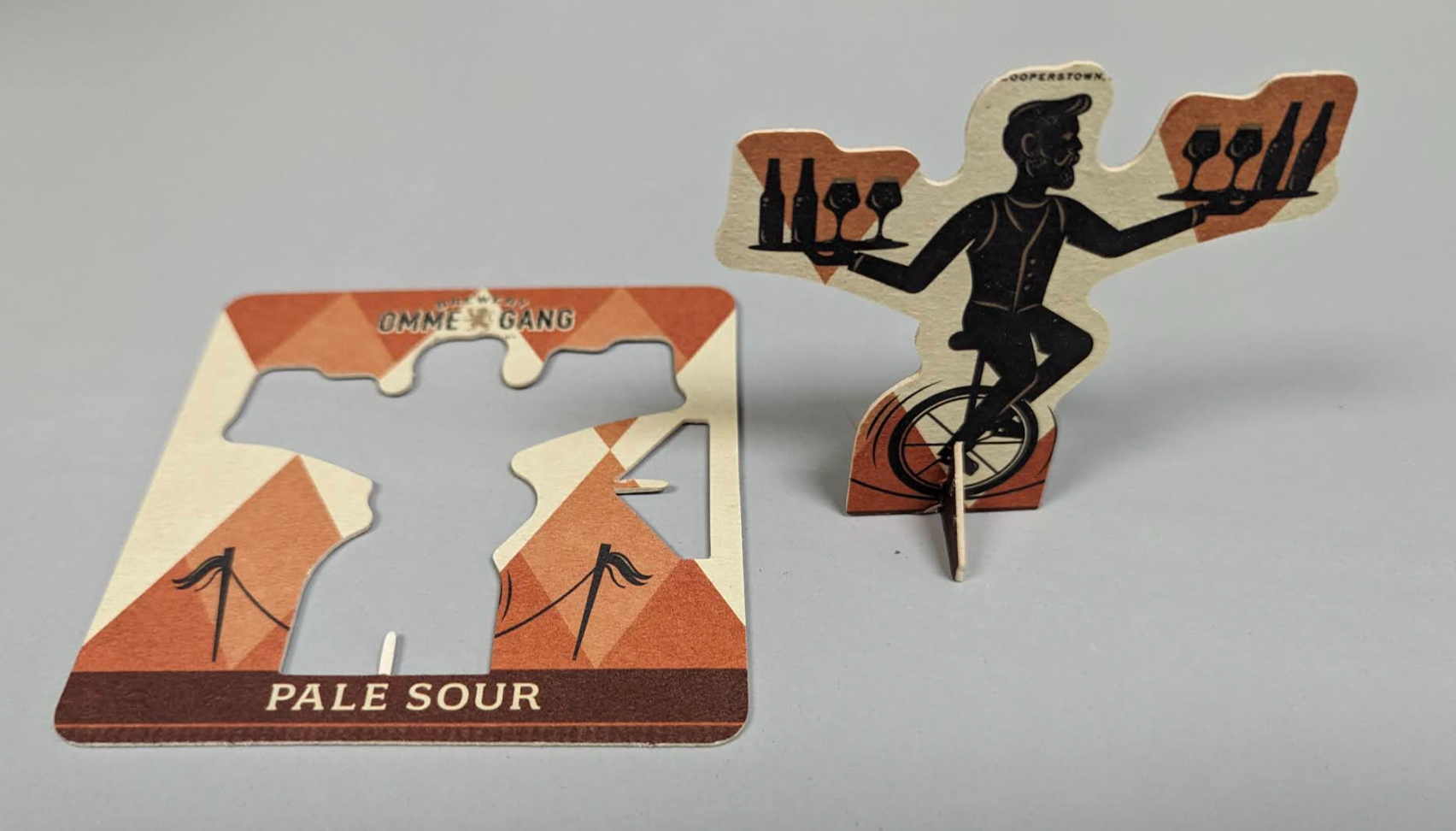 Custom shape coaster within 4" x 8.25" Heavyweight 80pt 5
