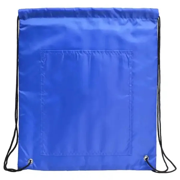 Front Pocket Polyester Insulated Drawstring Cooler Backpack 6