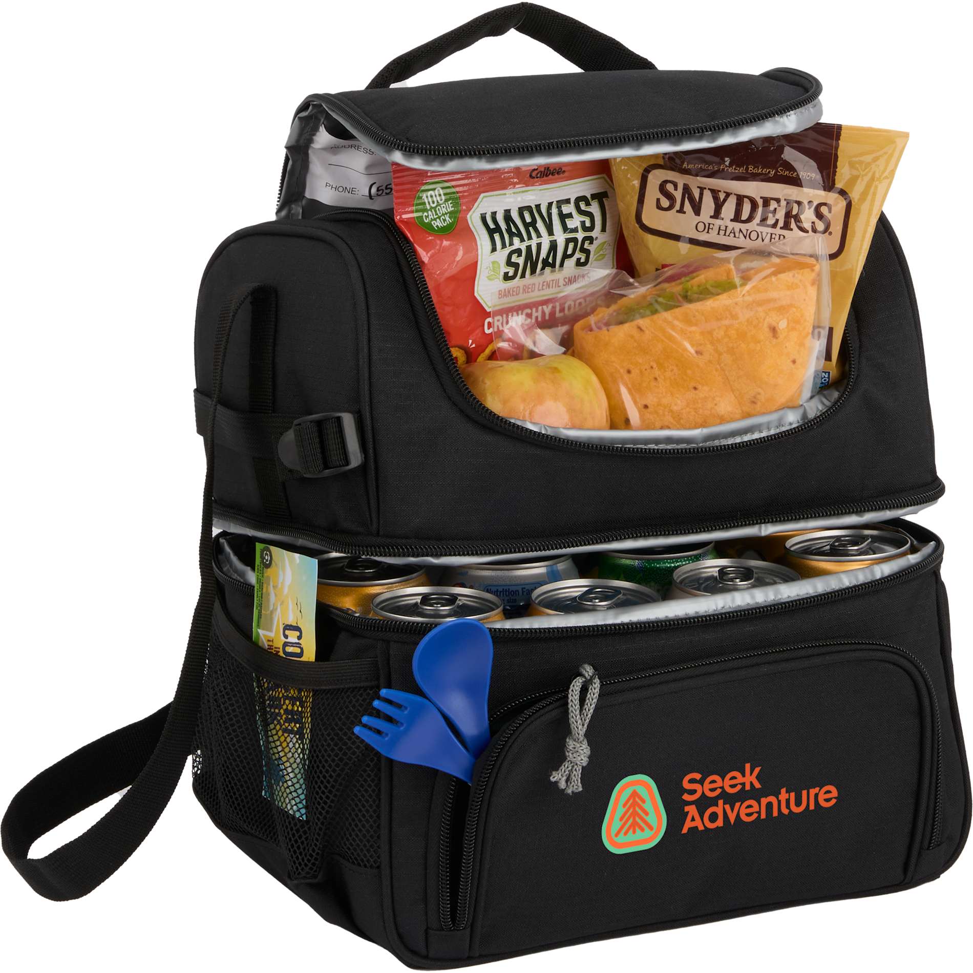 Two Tier 12 Can Lunch Cooler 23
