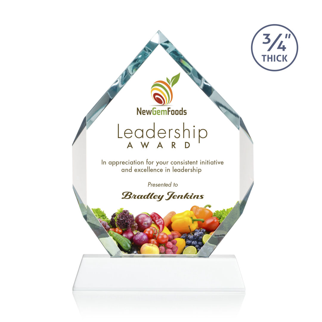 Royal Diamond VividPrint™ Award on Newhaven - White 3
