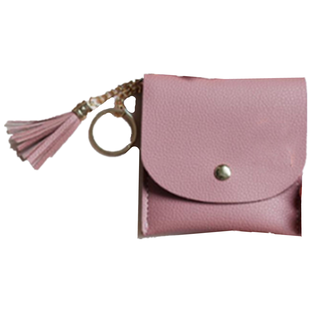 Tassel Leather Coin Pouch Change Bag 3