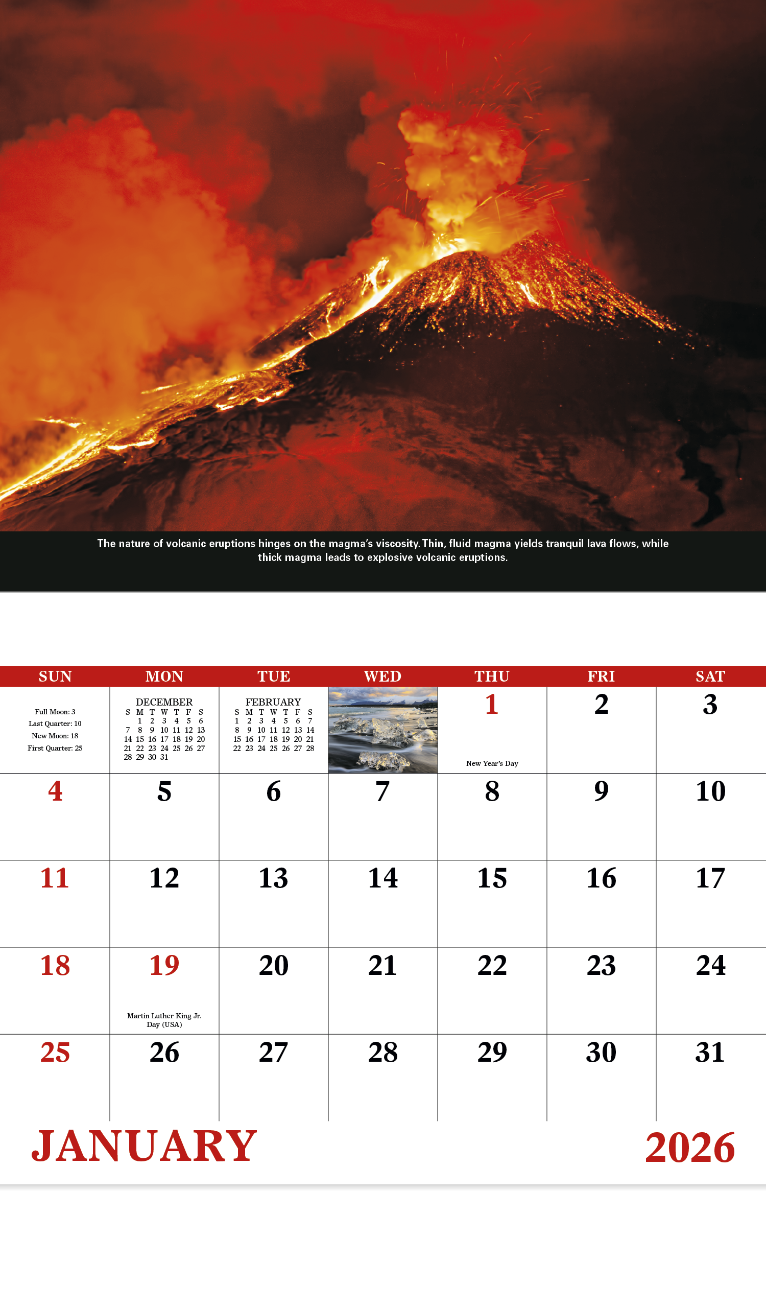 Good Value™ The Power of Nature - Stapled Calendar 56
