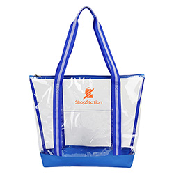 Diamond Clear TPU Zippered Tote 16