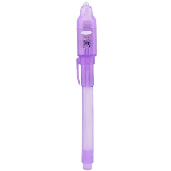 Invisible Disappearing Ink Pen With UV Light Party Toy 4