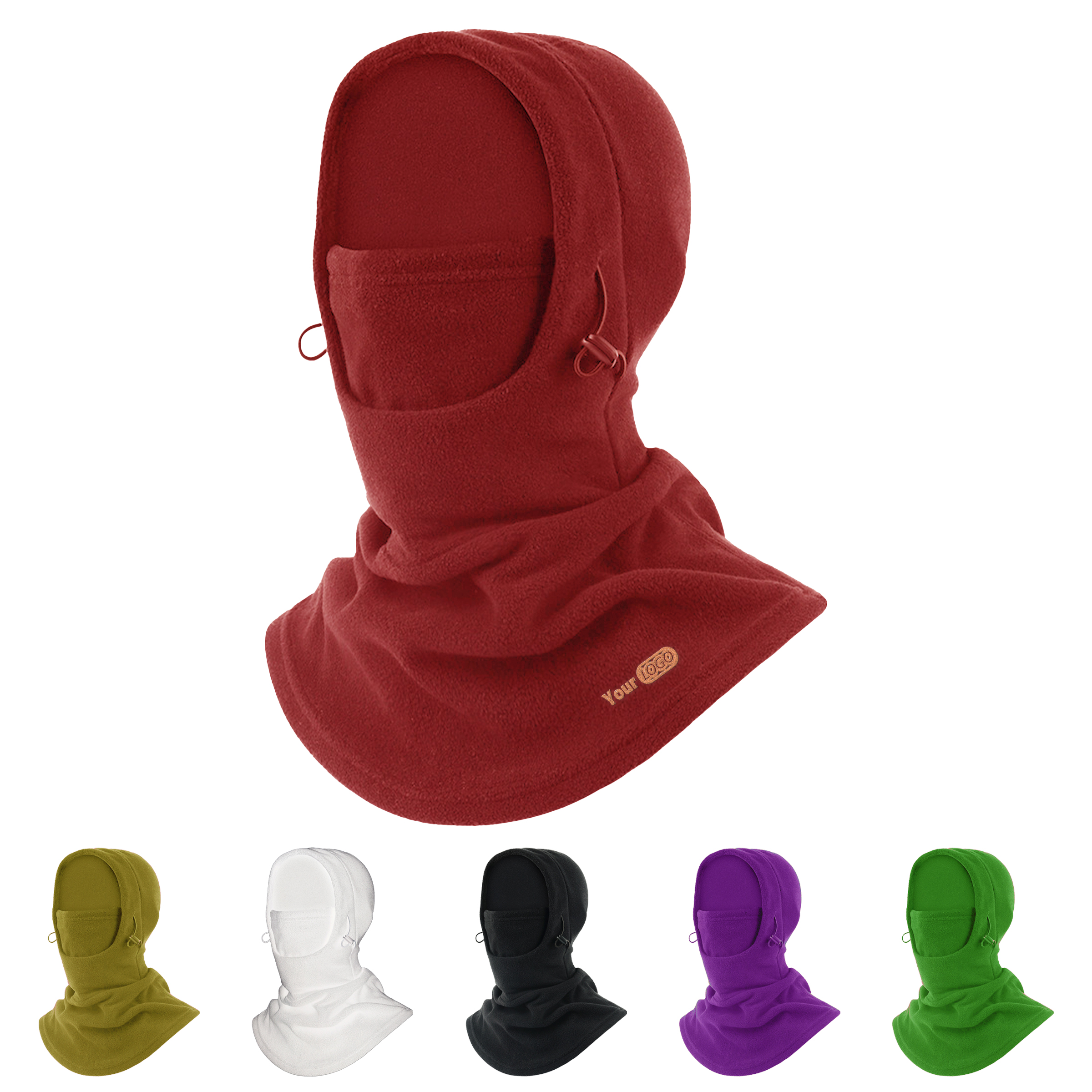 Polyester One-Piece Windproof Winter Mask ?C Adjustable For Custom Fit 3