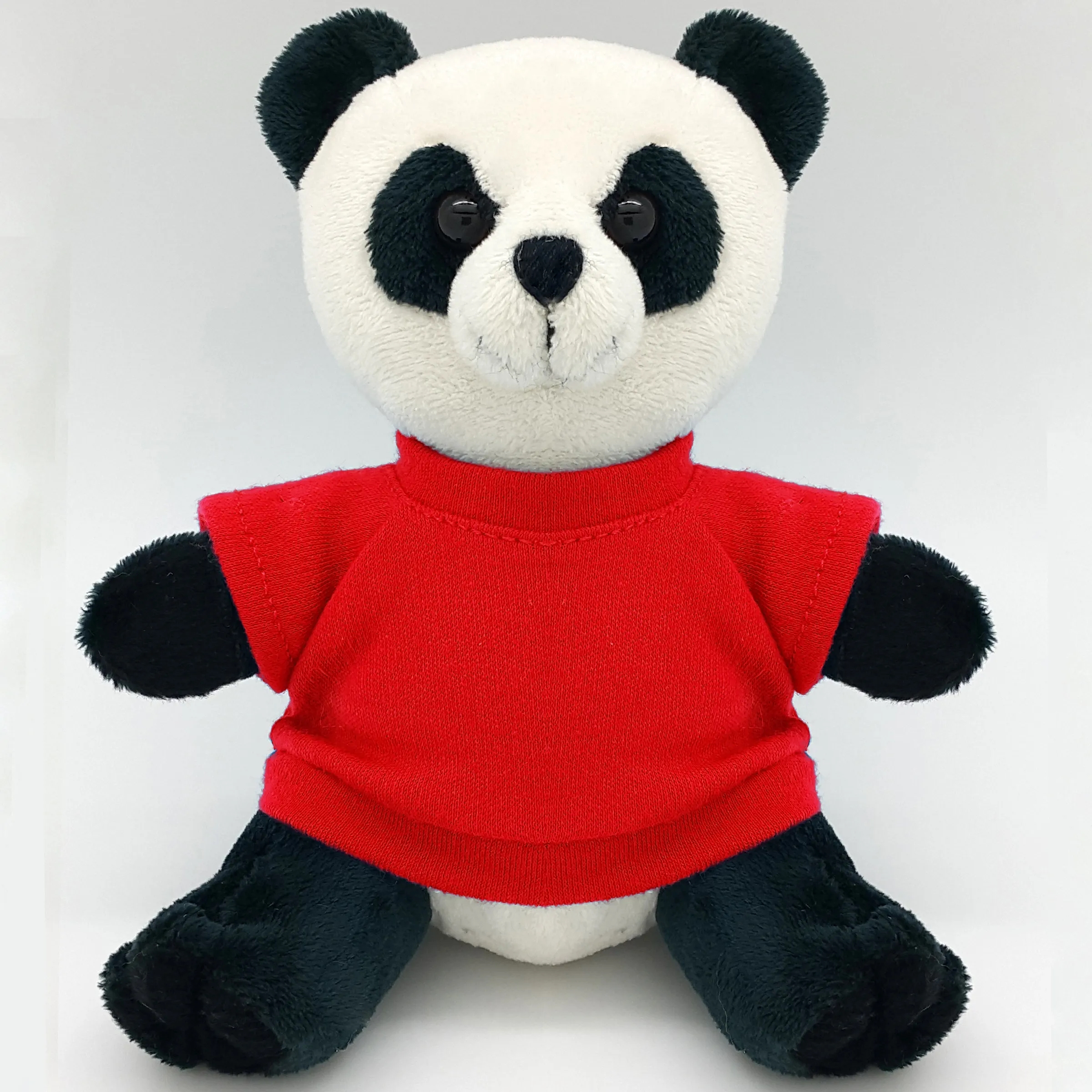 6" Beanie Panda with Embroidered Eyes 11