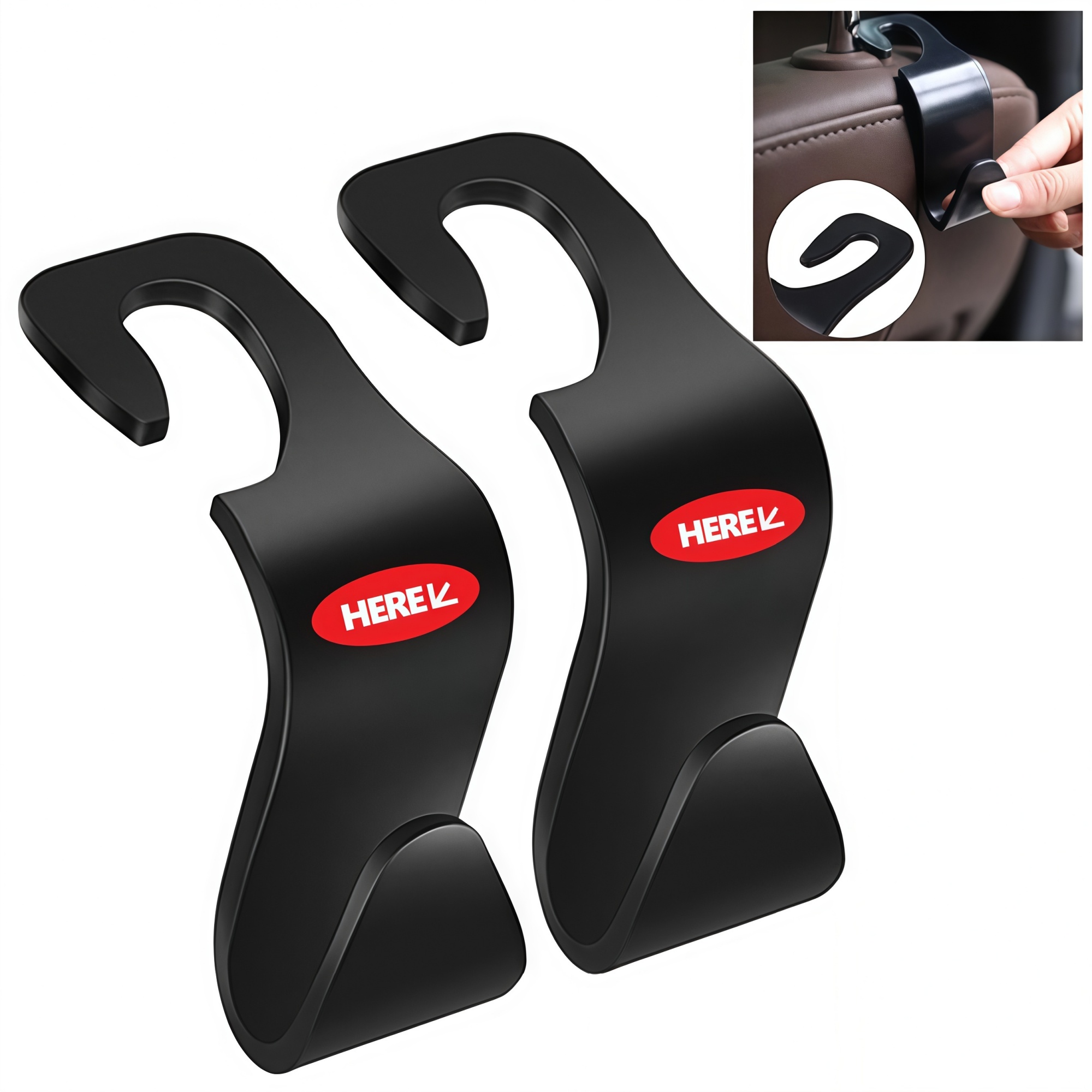Car Seat Headrest Hooks 2