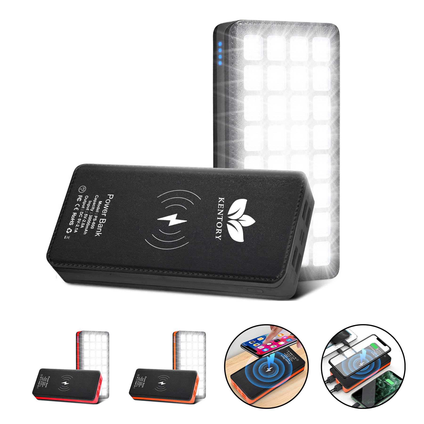 Camping Flashlight Solar Power Bank 2