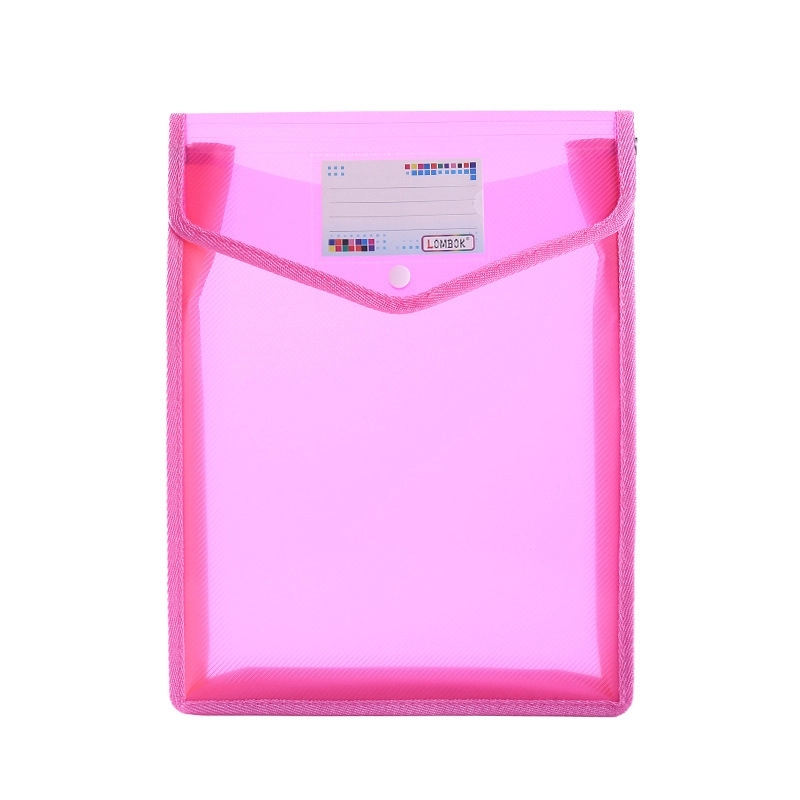 A4 Size Vertical Document Storage Bag With Snap Button 8