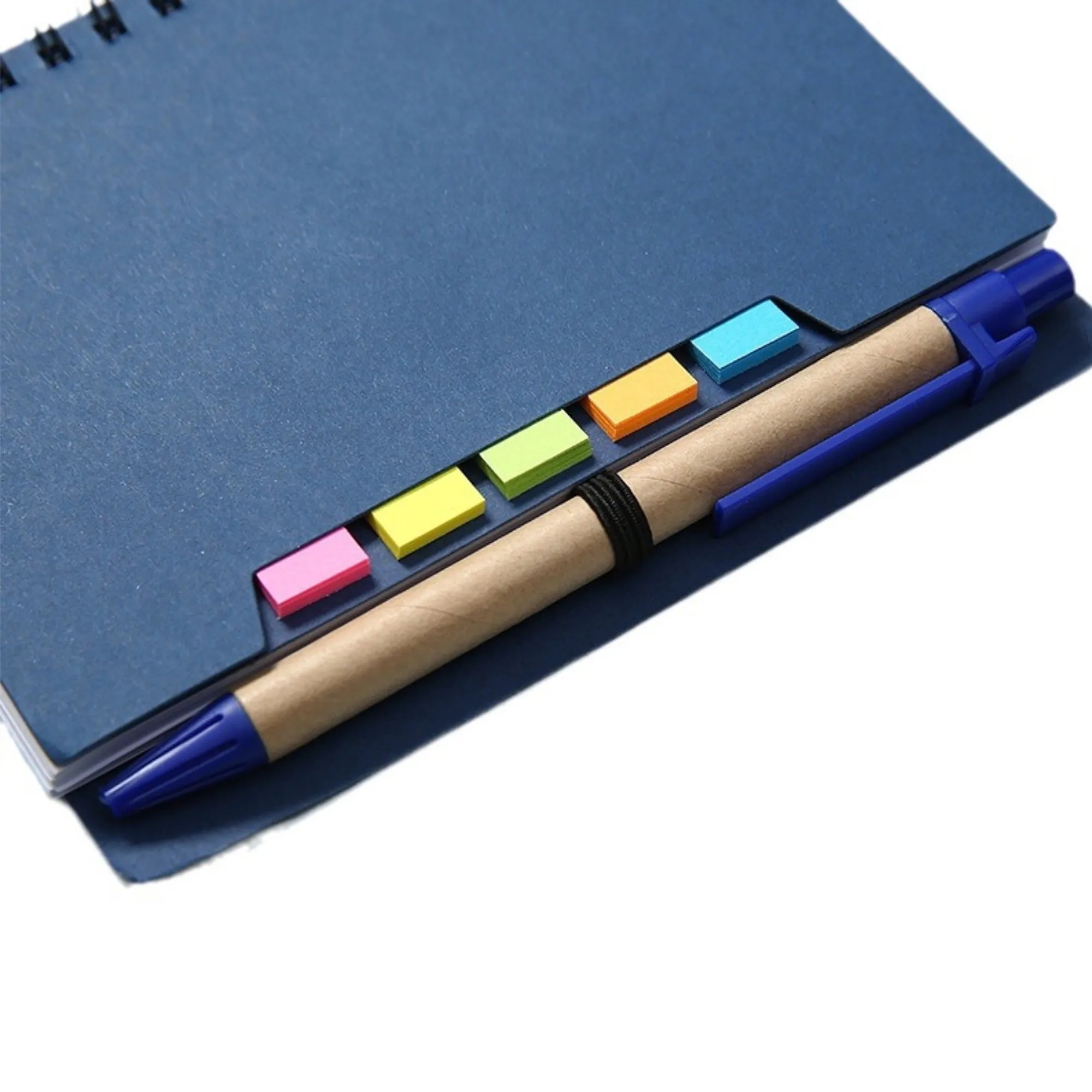 Spiral Notebook Sticky Notes Set Memo Pads Pen Included 4