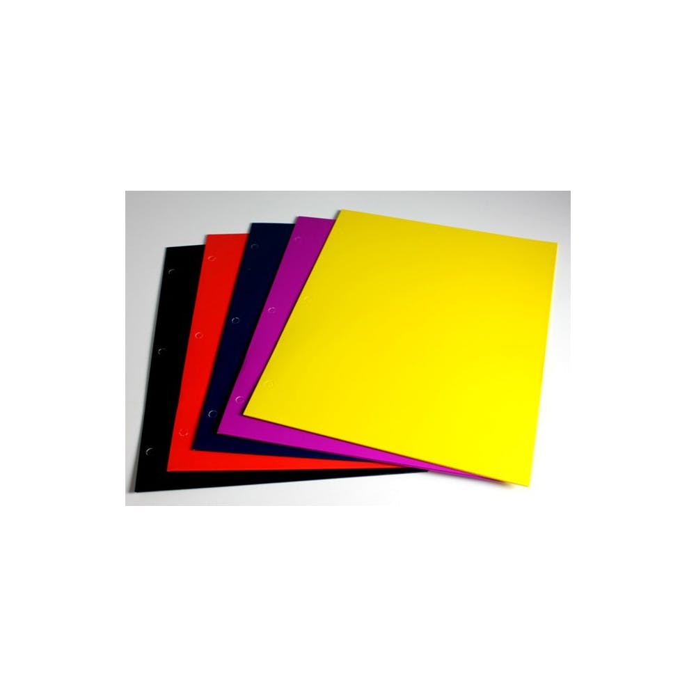 2 Pocket Folders - Assorted Colors Card Holder 1