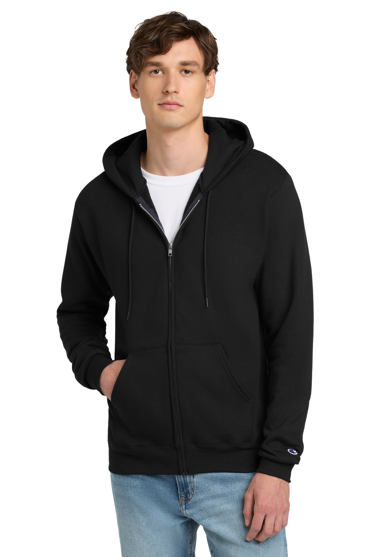 Champion Powerblend Full-Zip Hoodie. S800 31