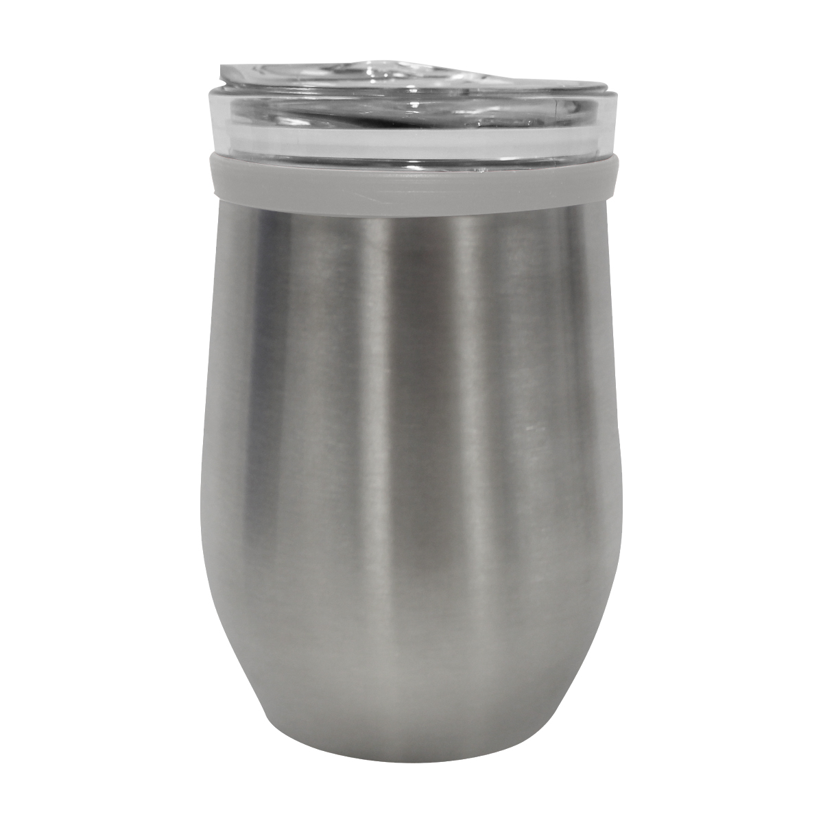 8 Oz. Glass And Stainless Steel Wine Tumbler 8