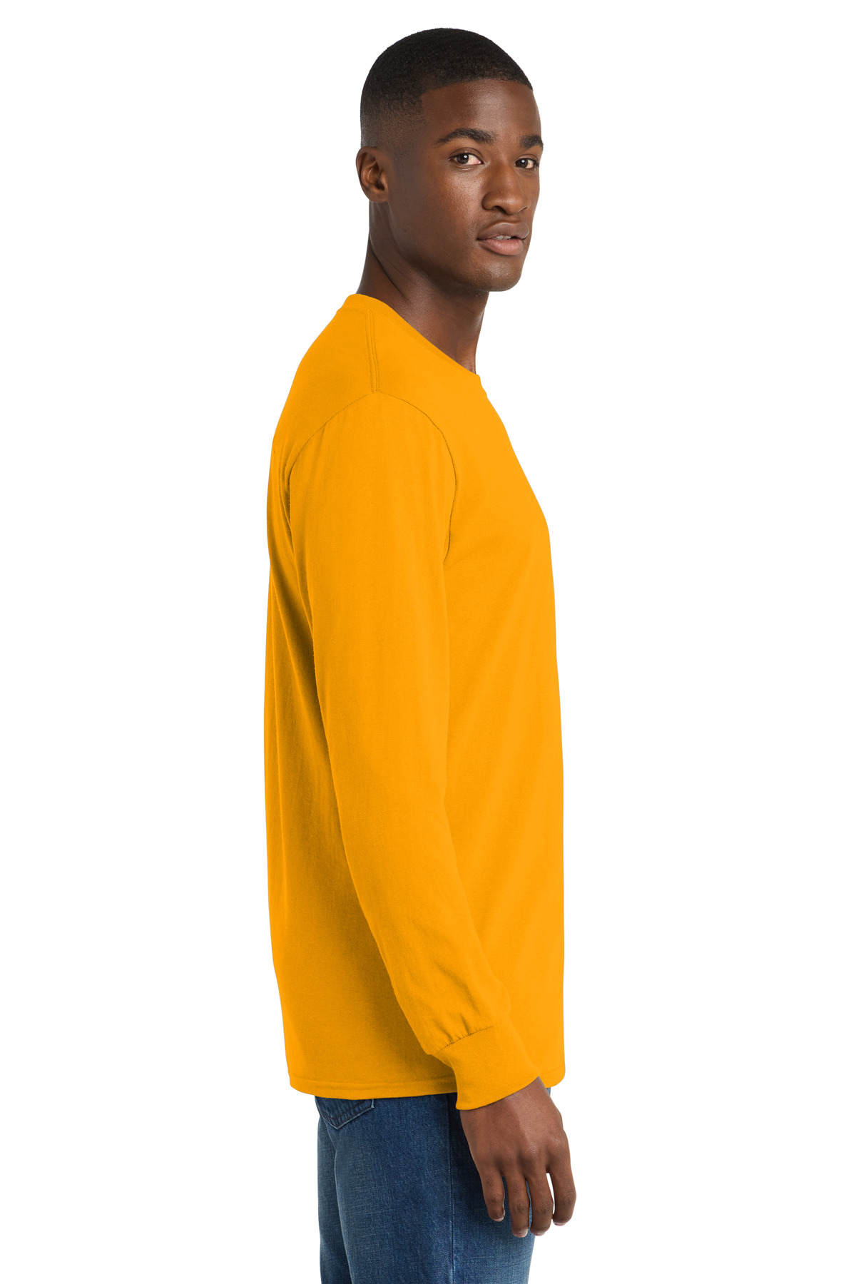 Port & Co Long Sleeve Core Cotton Tee. PC54LS 182