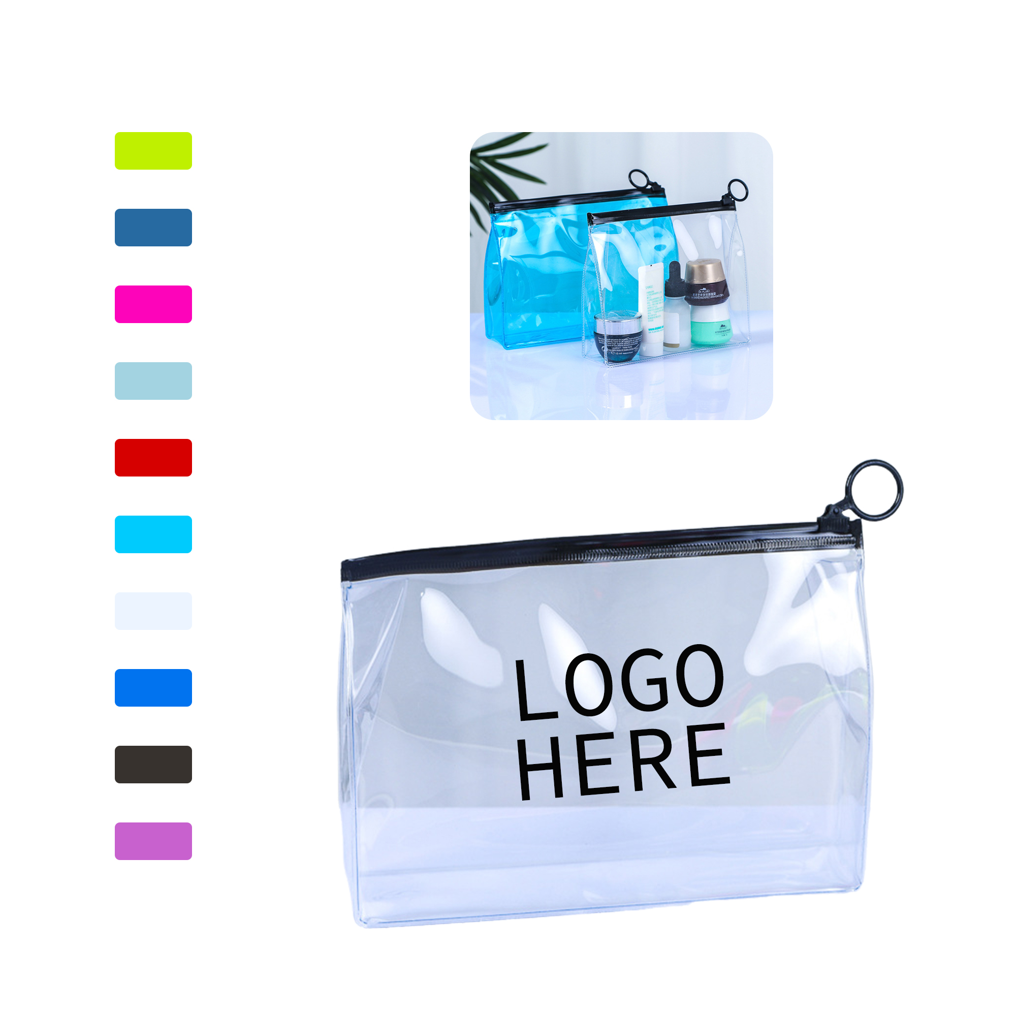 PVC Transparent Wash Bag 2
