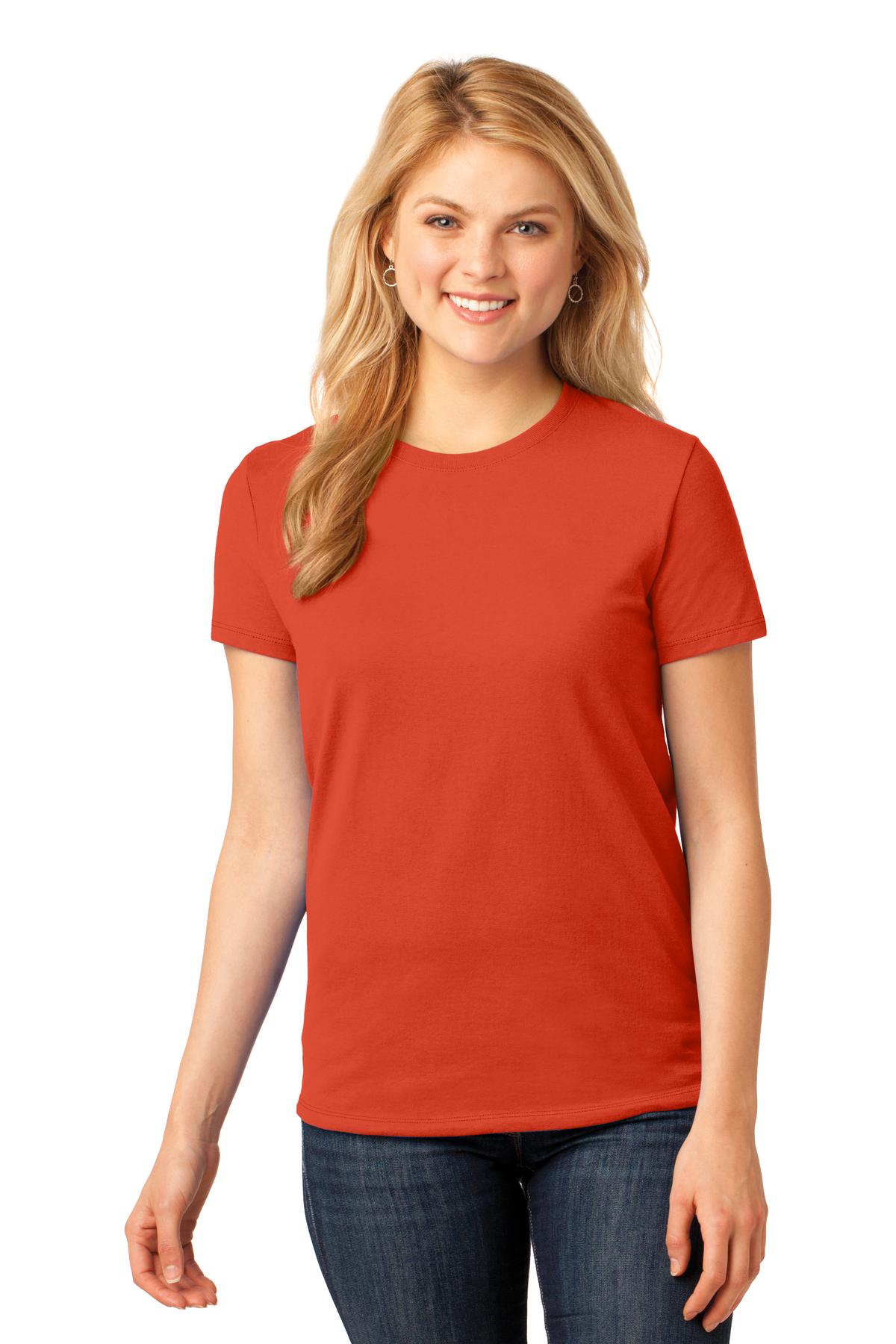 Port & Co Women's Core Cotton Tee. LPC54 92