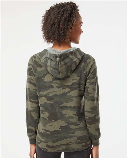 Women's Lightweight California Wave Wash Hooded Sweatshirt - PRM2500 28