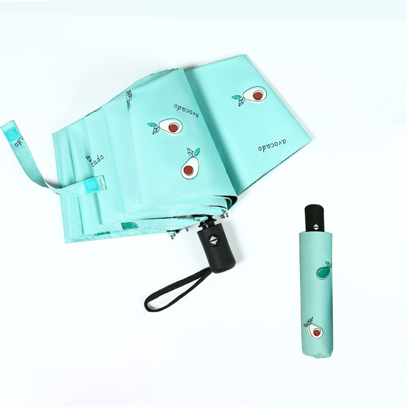 Fruits Pattern Windproof Automatic Sun/Rain Umbrella 7