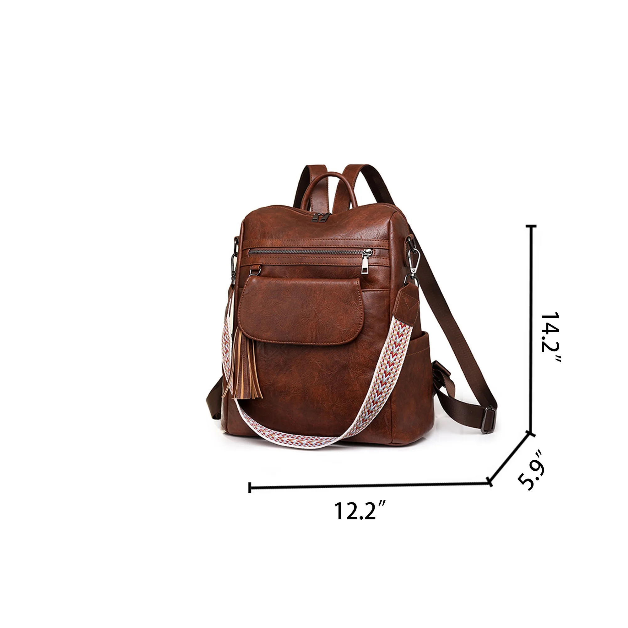 Trendy Convertible Crossbody Backpack 5