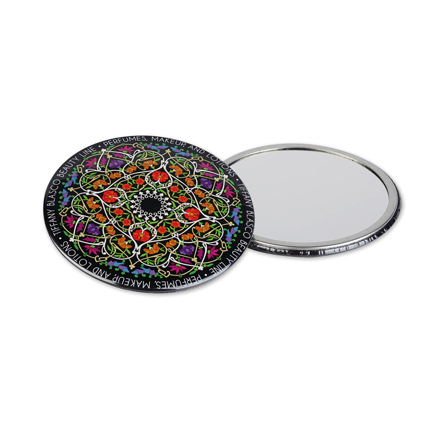 3.5" Circle Pocket Mirror Button 2