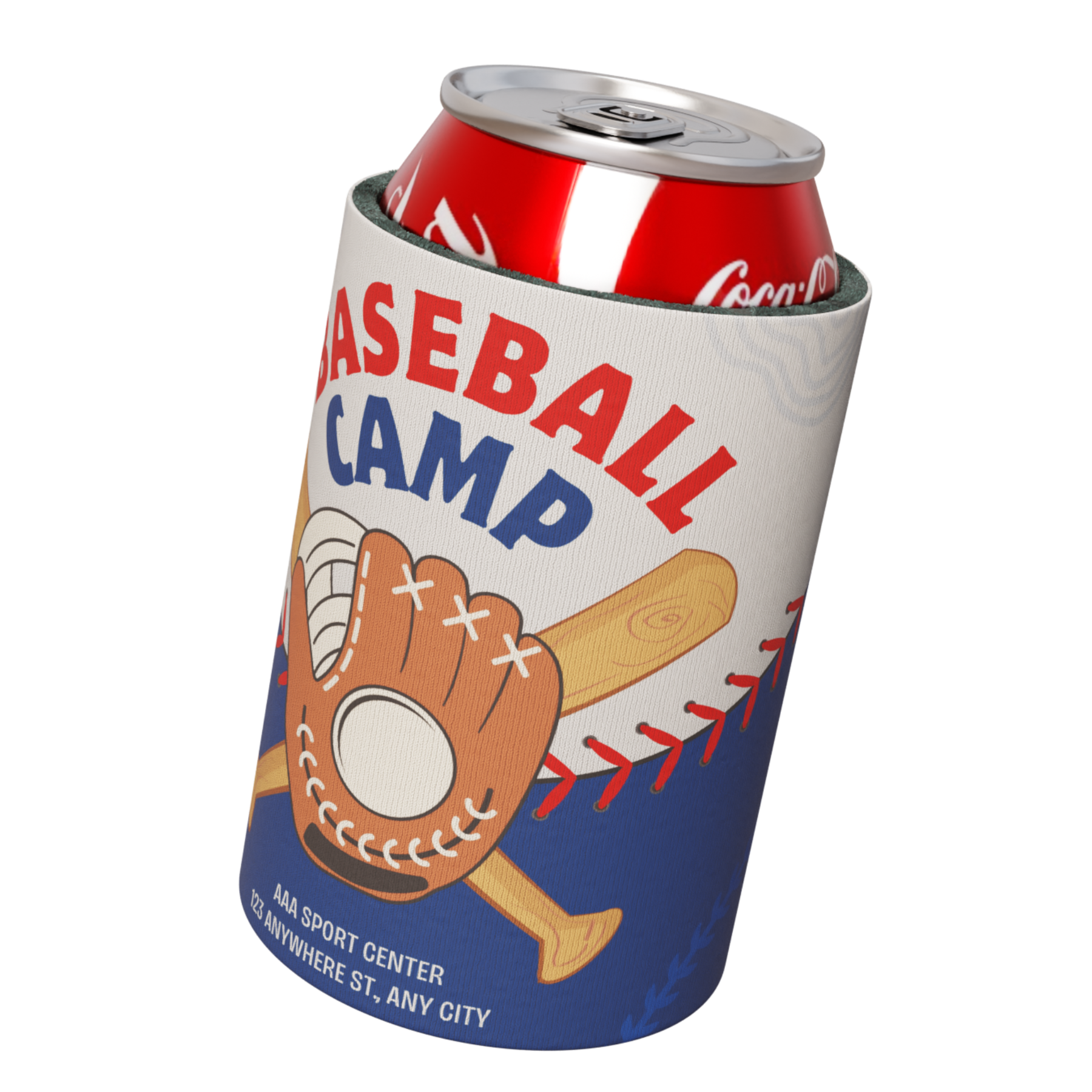 Full Color 12 oz. Premium Can Cooler (No Bottom)