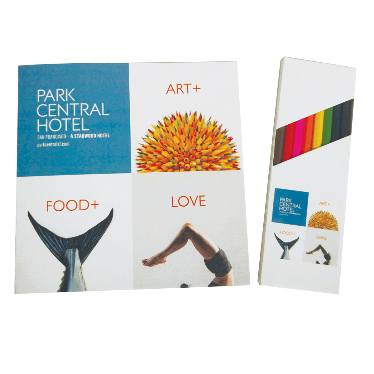 Custom Cover Deluxe 7" x 7" Adult Coloring Book & 8-Color Pencil Set 3