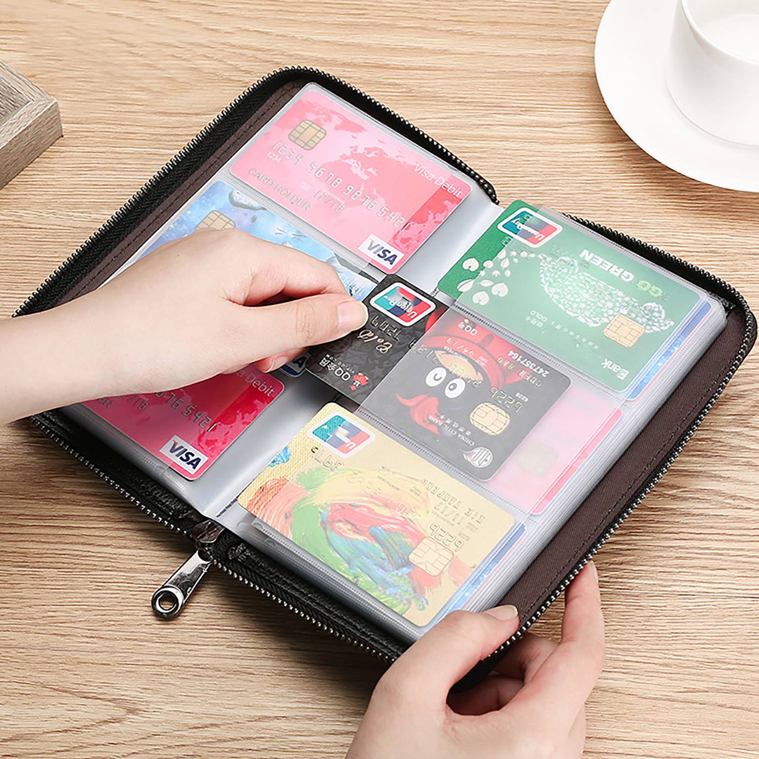 Waterproof Large Capacity Pvc Card Holder 7