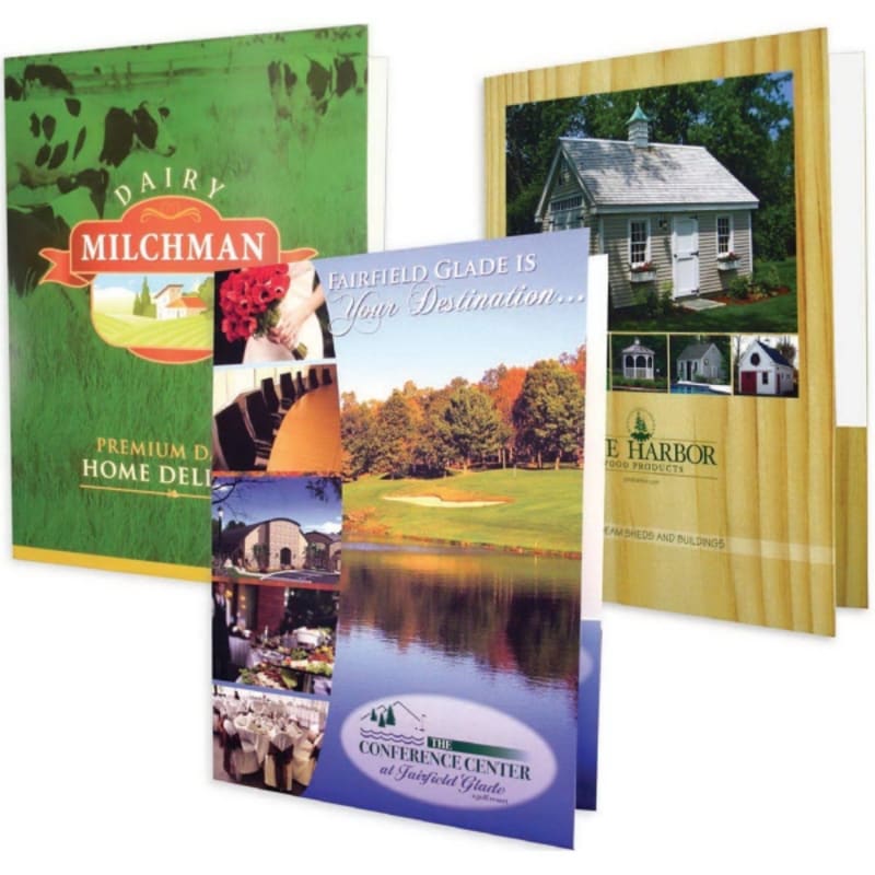 9 X 12 Inch Full Color Two-Pocket Presentation Folders 10